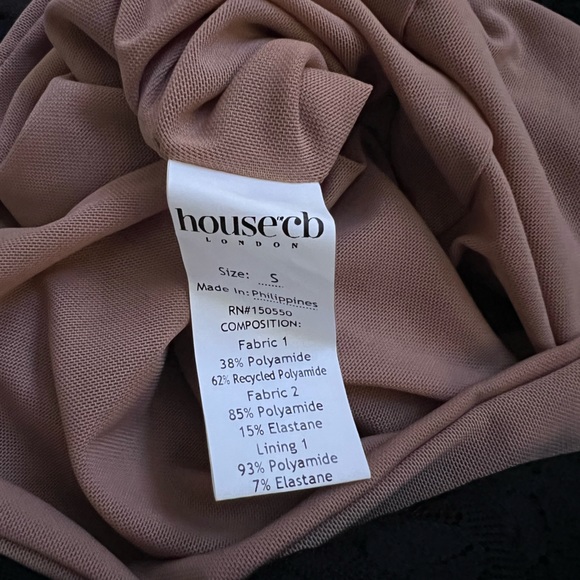 HOUSE OF CB 'Escala' Black Lace Midi Dress - Picture 10 of 11